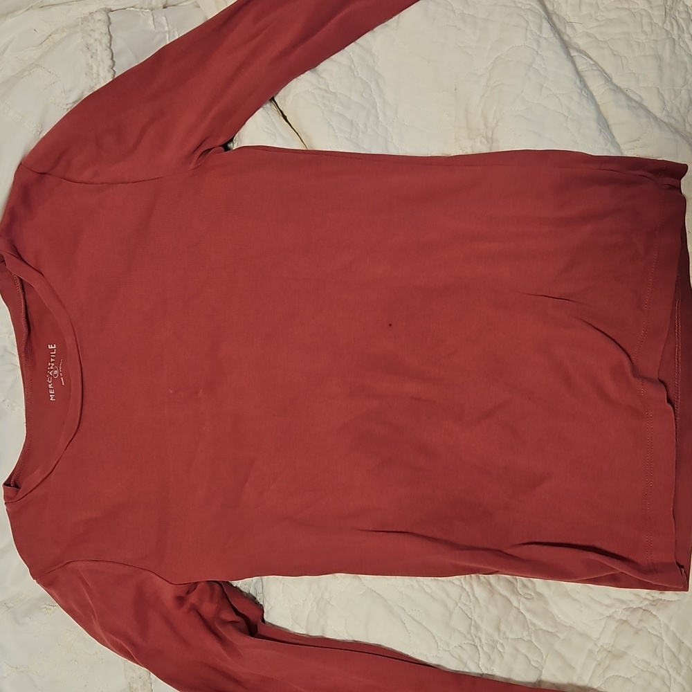 Jcrew Mercantile long-sleeve in pink